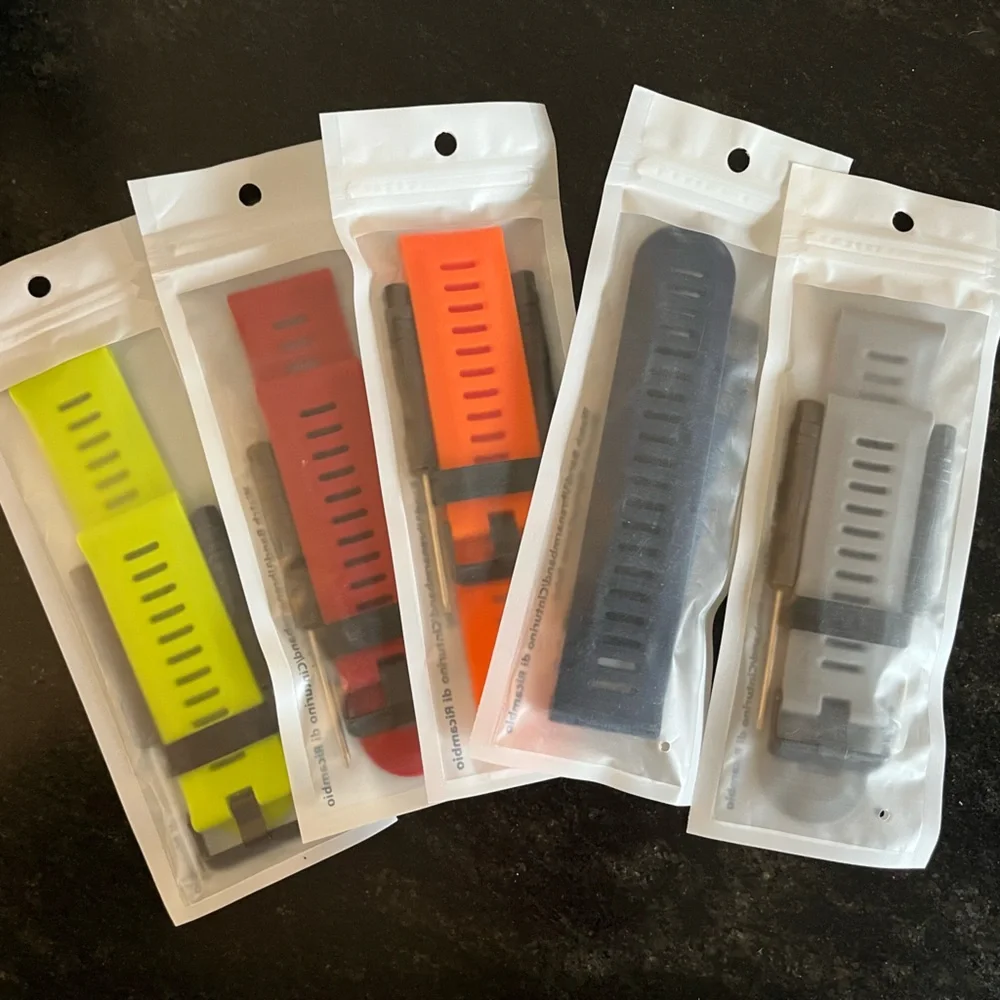 26mm Smartwatch Replacement Bands - Multi-Color 5 Pack